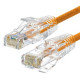 WP WPC-PAT-6AU005O-S cable de red Naranja, Transparente 0,5 m Cat6a U/UTP (UTP)